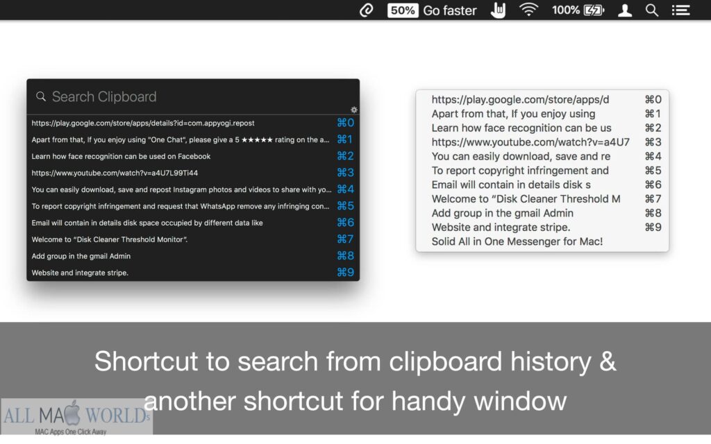 Clipsy Clipboard Manager 1.8 for macOS Free Download
