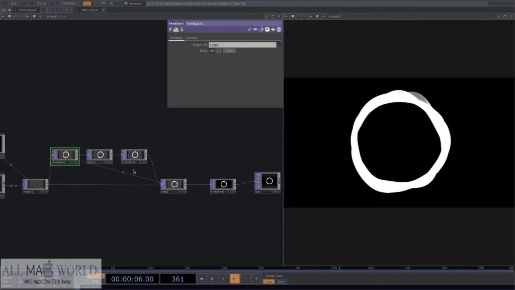 Derivative TouchDesigner Pro 2022 for macOS Free Download