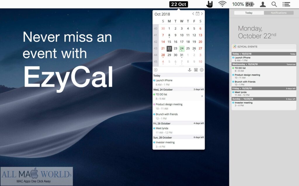 EzyCal 2 for Mac Free Download