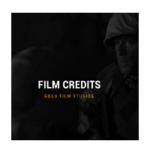 Film Credits for After Effects Download Free