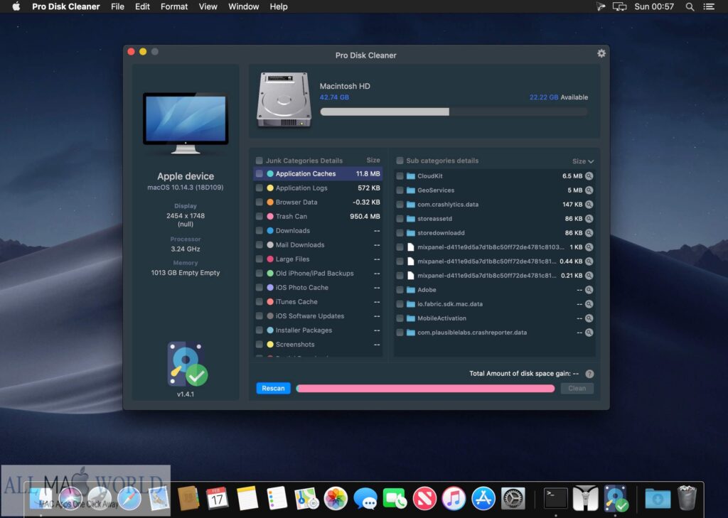 Pro Disk Cleaner 1.7 for Mac Free Download