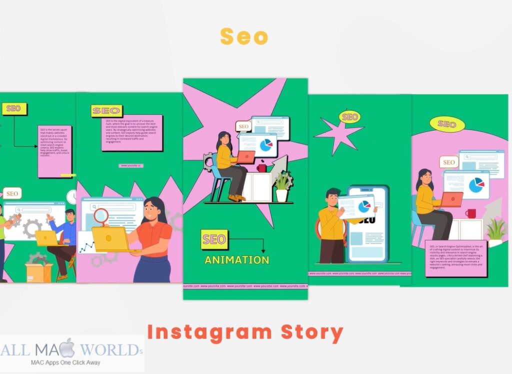 VideoHive SEO Strategy Instagram Story Project for After Effects Free Download