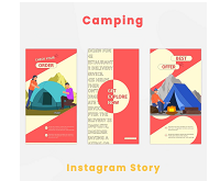 VideoHive Winter Camping Instagram Story for After Effects Download Free