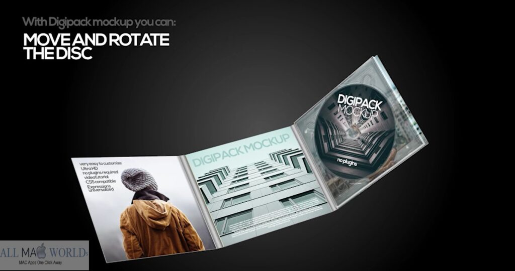 Videohive Digipack Mockup Plugin for After Effects Free Download