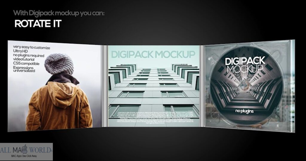 Videohive Digipack Mockup Project for After Effects Free Download