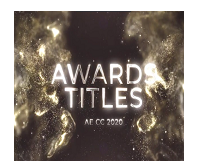Videohive Gold Awards Titles for After Effects Download Free