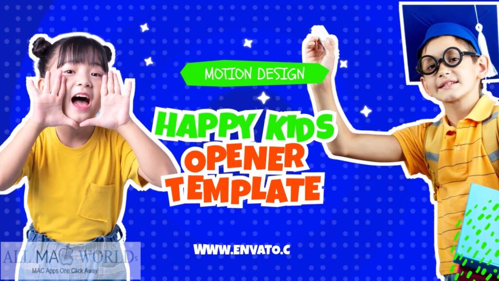 Videohive Kids Blog Intro Opener Plugin for After Effects Free Download