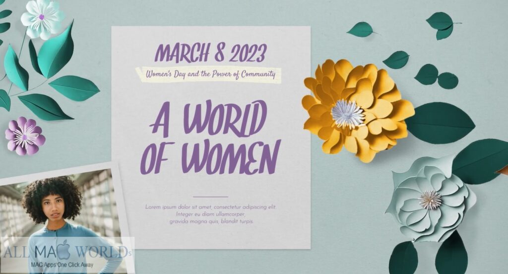 Videohive Paper Flowers Women's Day Intro Plugin for After Effects Free Download