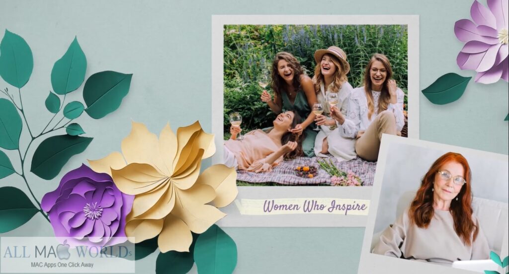 Videohive Paper Flowers Women's Day Intro Project for After Effects Free Download