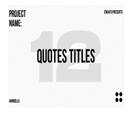 Videohive Quotes Titles Pack for After Effects Download Free