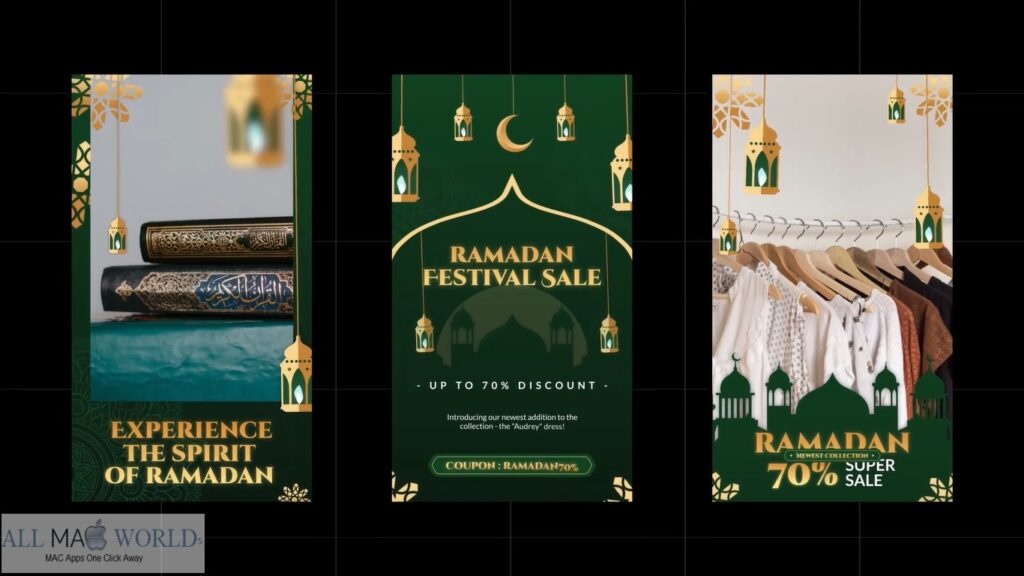 Videohive Ramadan Kareem Stories Pack Video Display Plugin for After Effect Free Download