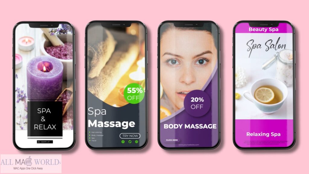 Videohive Spa Instagram Stories Project for After Effects Free Download