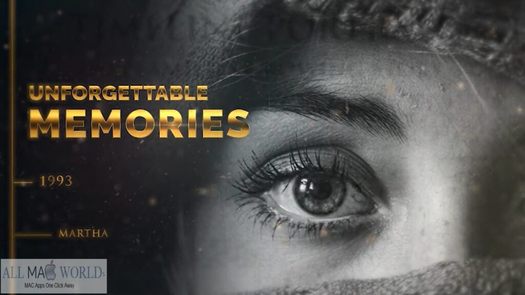 Videohive Timeline Portraits Slideshow Project for After Effects Free Download