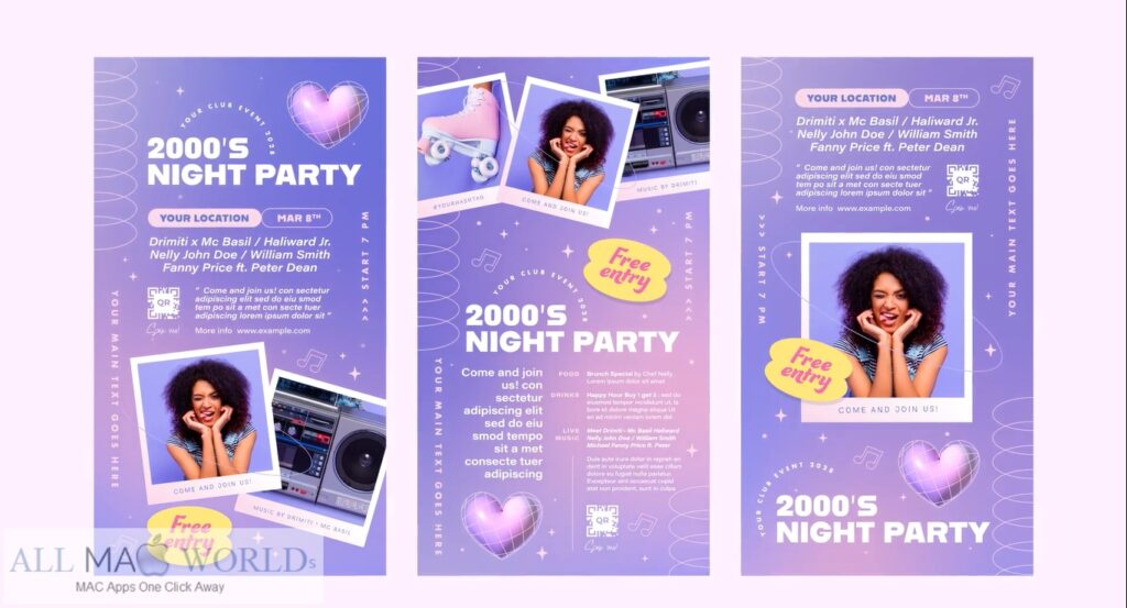 Videohive Y2K Party Video Template Project for After Effects Free Download