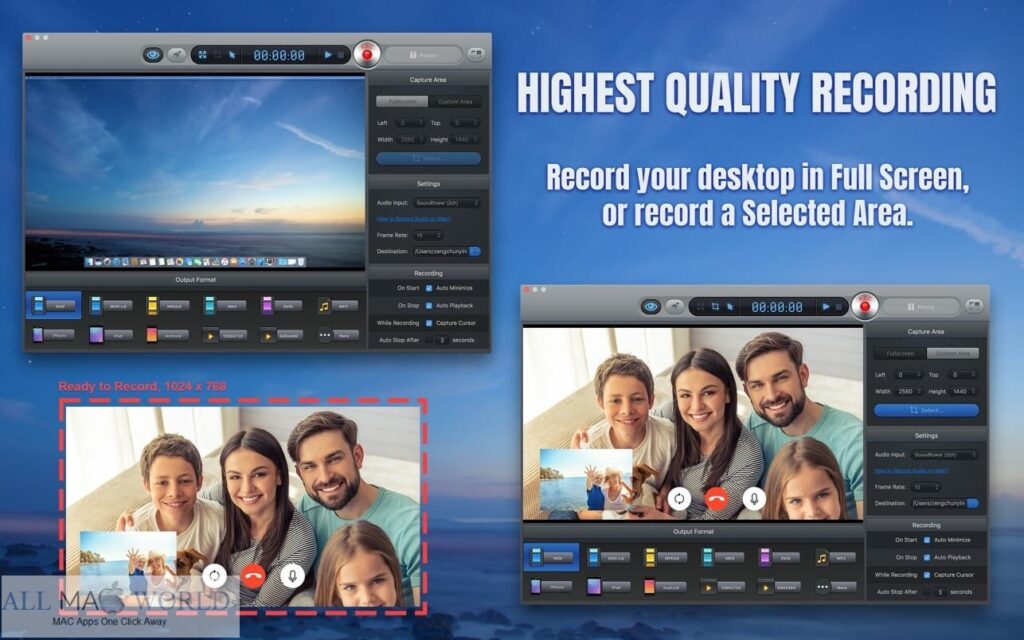 Screen Recorder HD Pro 3 for macOS Free Download
