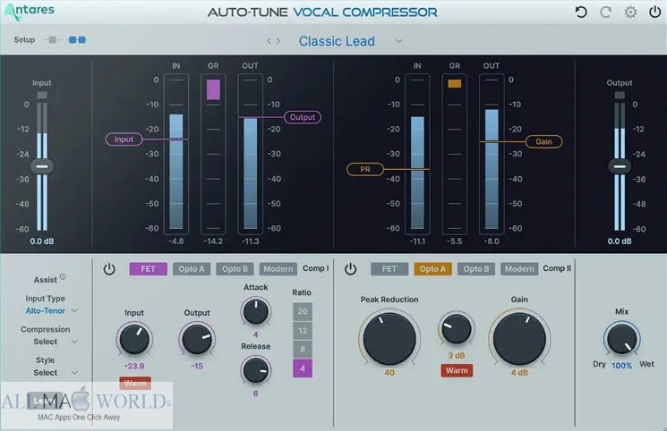 Antares Auto-Tune Vocal Compressor 1.0 for Mac Free Download