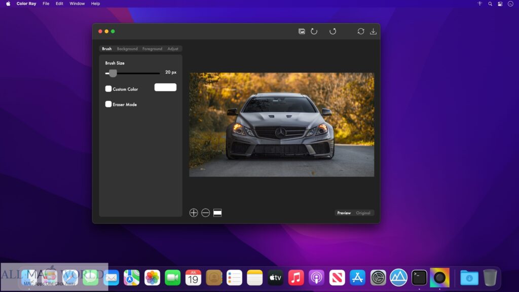 Color Ray Photo Color & Blur 1.5 for Mac Free Download