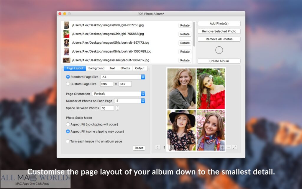 PDF Photo Album 1.1 for Mac Free Download