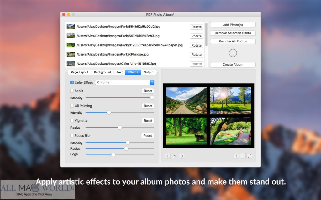 PDF Photo Album 1.1 for macOS Free Download