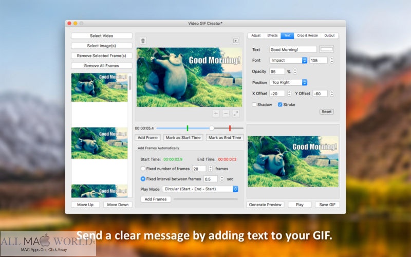Video GIF Creator GIF Maker 1.3 Free Download