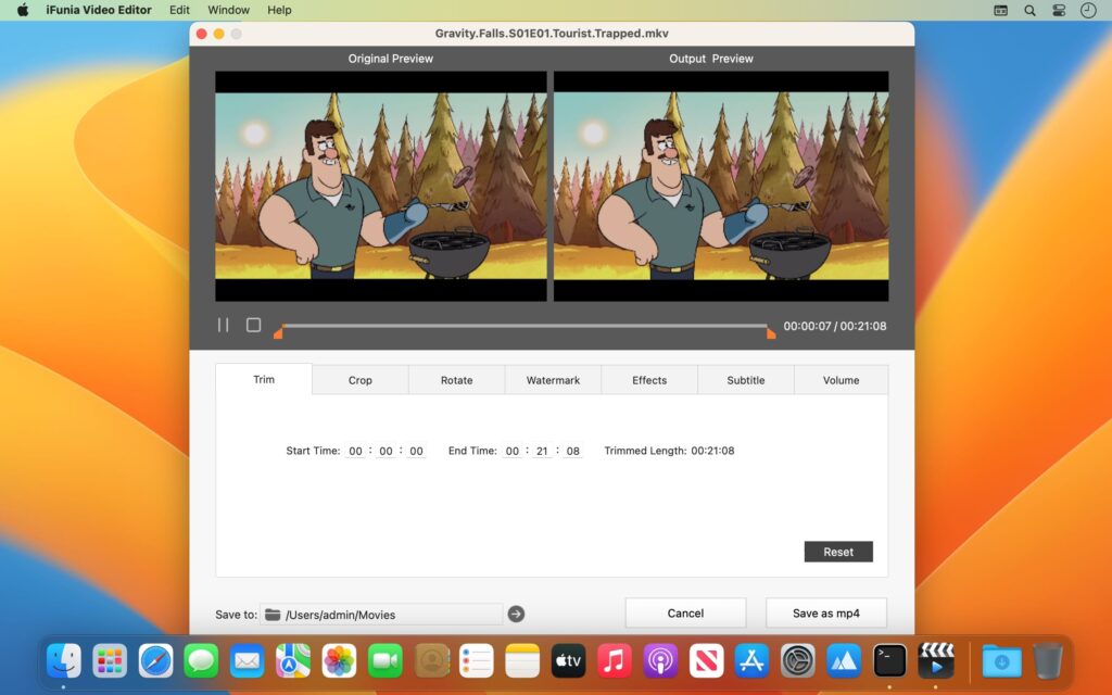 iFunia Video Editor 3 for macOS Free Download