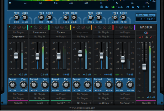 Blue Cat Audio Blue Cats MB-7 Mixer 3.55 For MacOS Free Downlaod