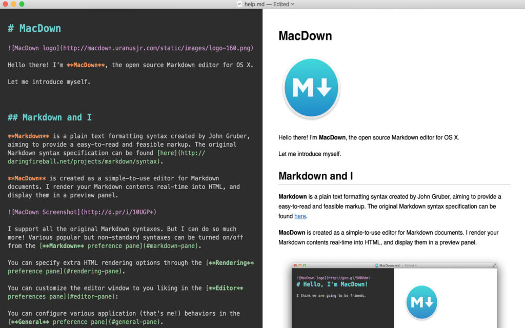 MacDown 0.7.3 for Mac Free Download