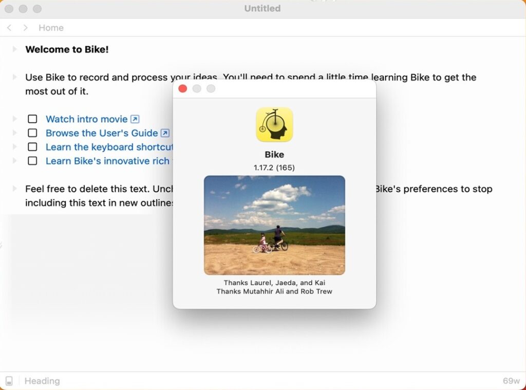 Bike 1.17.2 for Mac Free Download