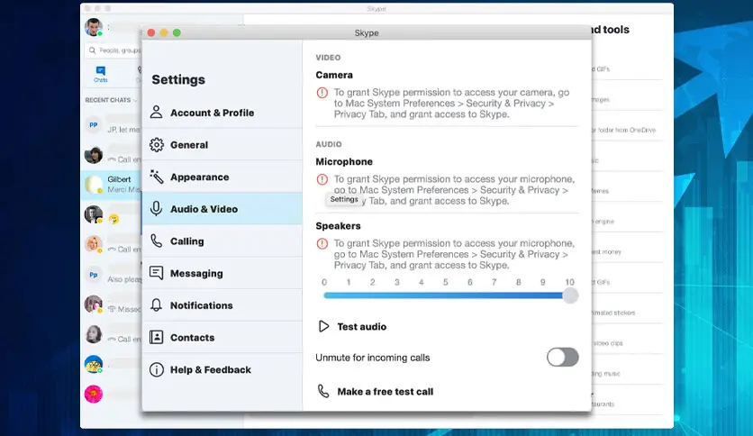 Skype 8.109.0.209 for macOS Free Download