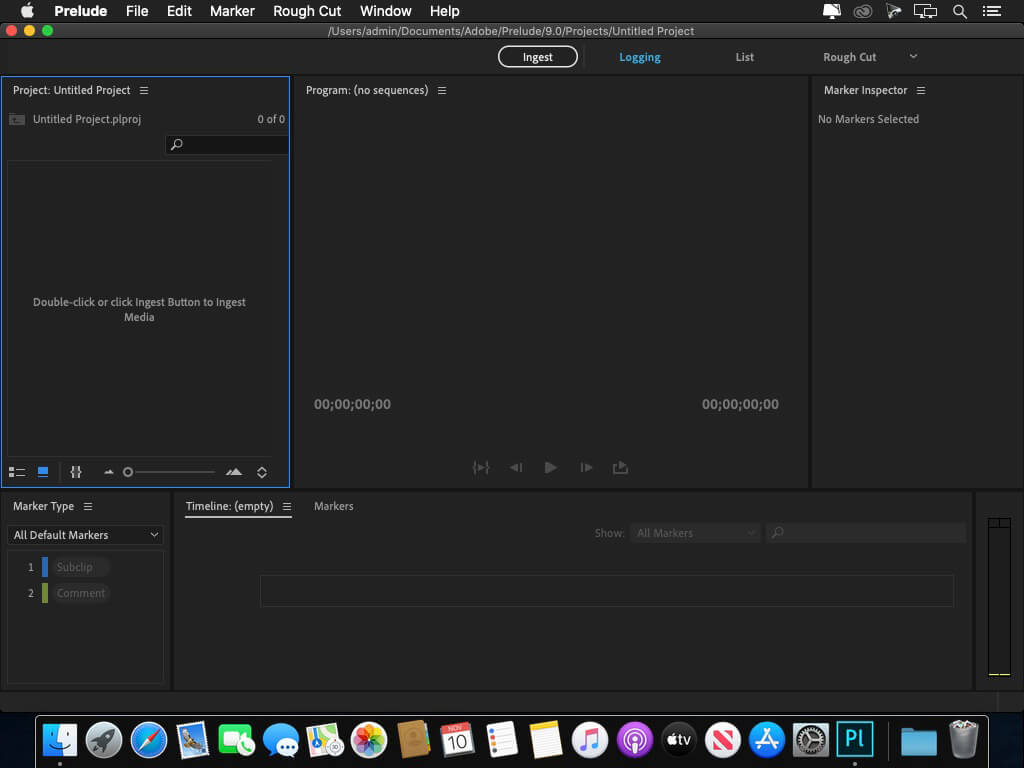 Adobe Prelude 2021 v10.1 for macOS Free Download