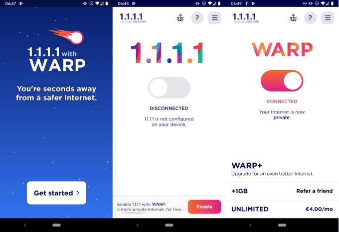 1.1.1.1 WARP VPN by Cloudflare for Mac Free Download