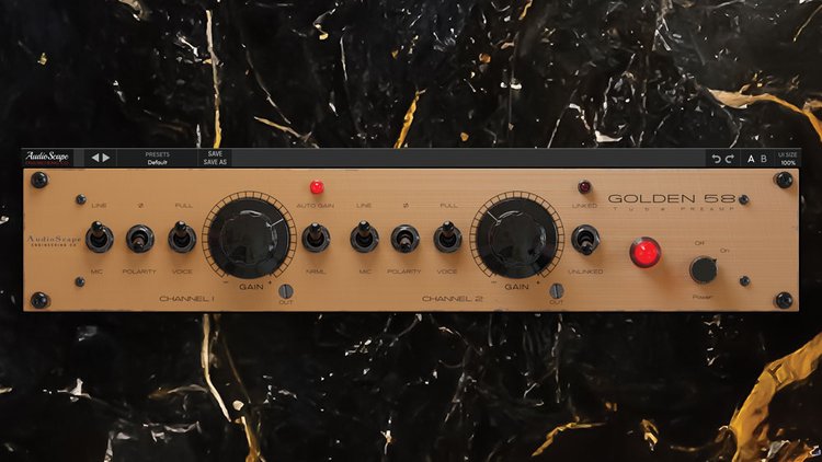 Audioscape Golden 58 Preamp v1.0.0 for Mac Free Download