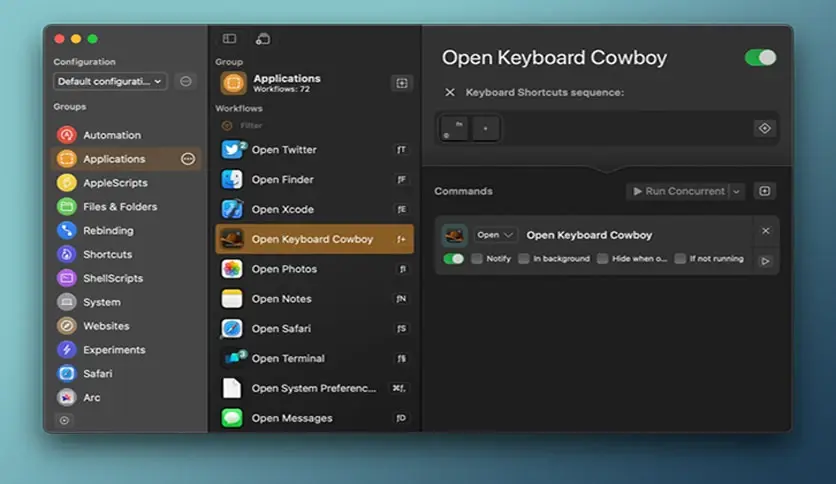 Keyboard Cowboy 3.23.2 for Mac Free Download