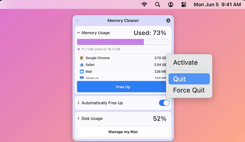 Nektony Memory Cleaner for Mac Free Download