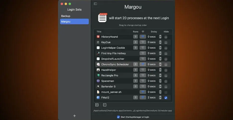 StartupManager 1.0.8 for Mac Free Download