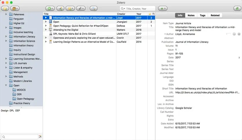 Zotero 6.0.35 for Mac Free Download