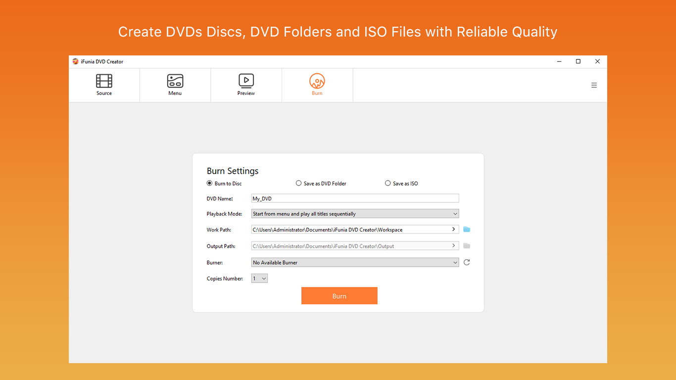 Download iFunia DVD Creator Free